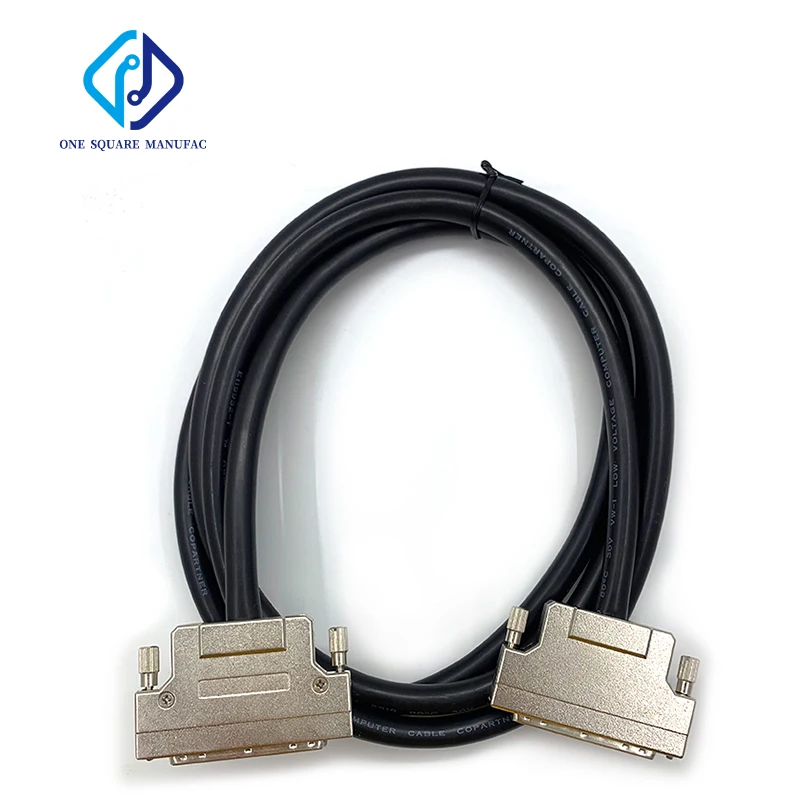 

Male To Male 1.5 Meters SCSI Line HPCN68 Pierced/Welded Cable Wire Female Head Iron Shell Type