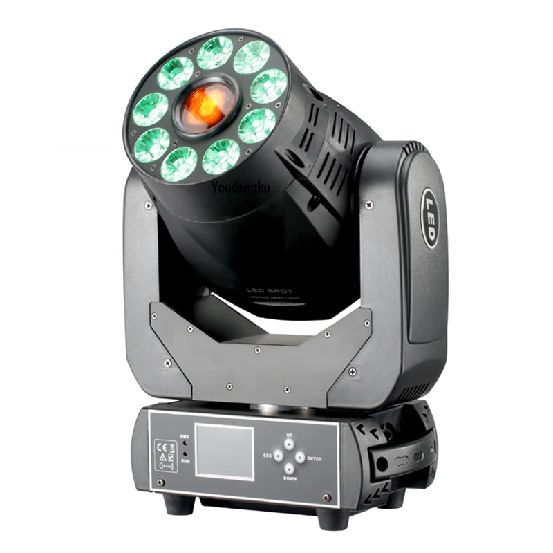 

4pcs Spot+Wash 2IN1 Led Moving Head Light 75W white+9x12W RGBWA UV 6IN1 LED Spot moving gobo lights