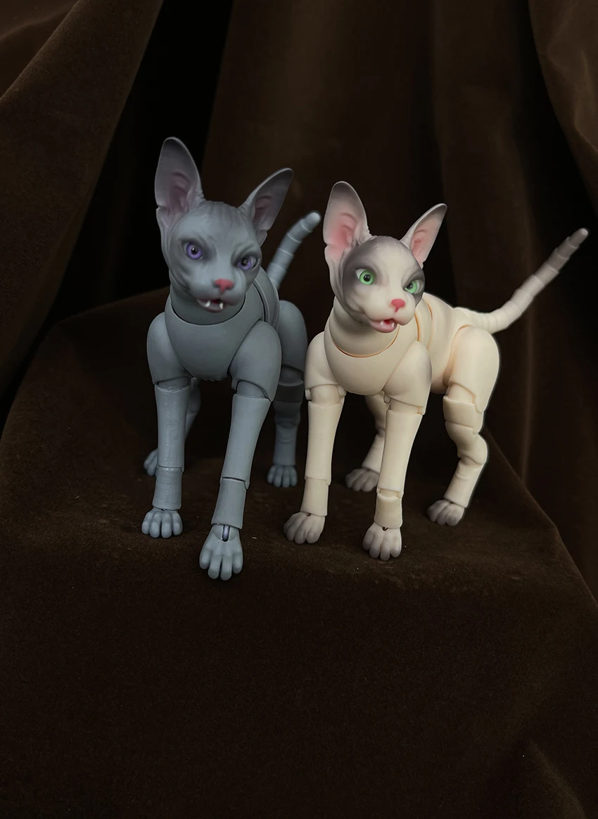 BJD doll 1/8 Hairless cat A birthday present High Quality Articulated puppet Toys gift Dolly Model nude Collection