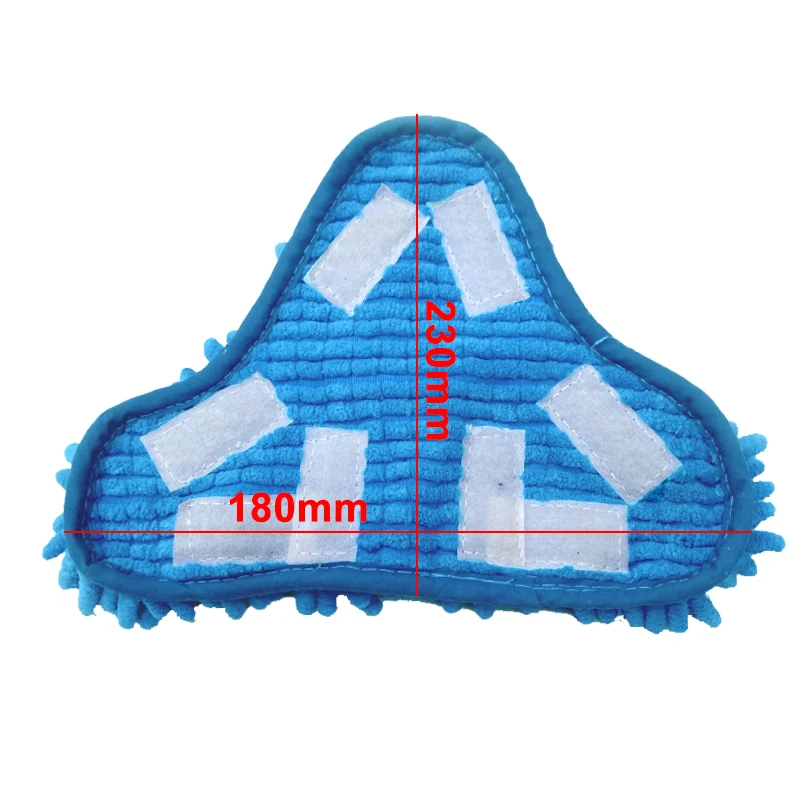 3 шт./компл., синие коралловые насадки для швабры H2O X5, сменная Паровая швабра, коврики для швабры из микрофибры для очистки H2O X5, Паровая тряпка