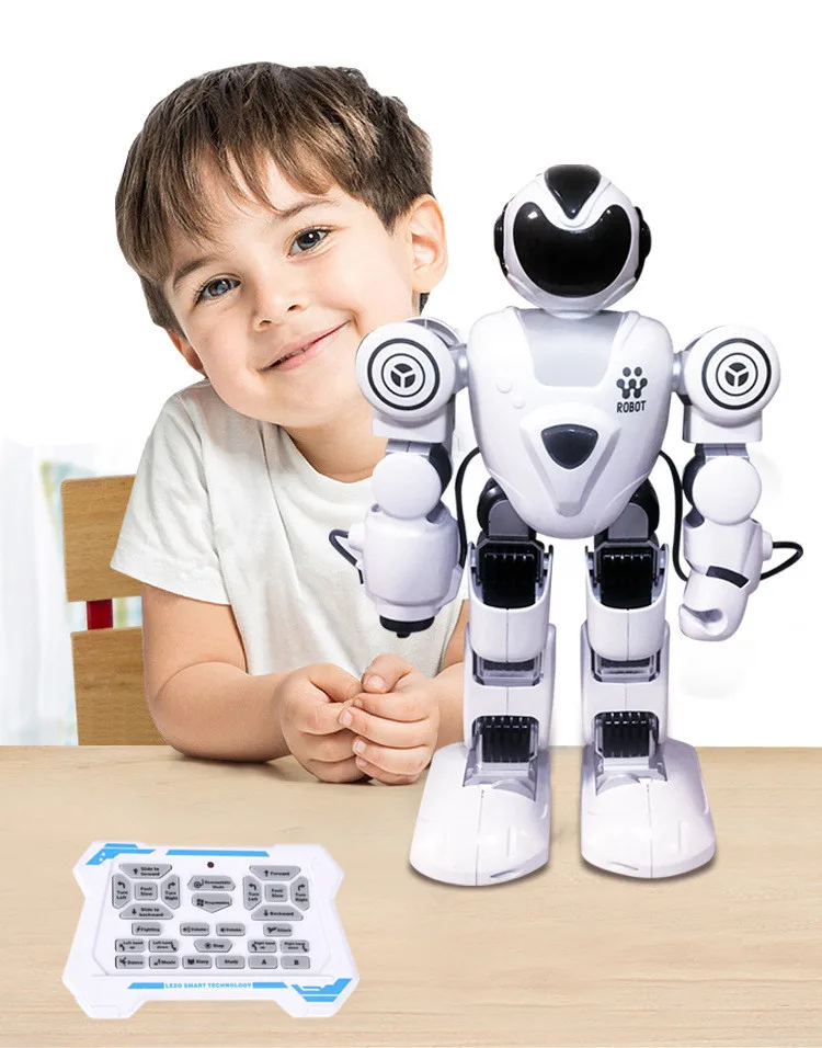 Robot intelligent à commande à distance pour enfant, jouet éducatif, avec Dialogue vocal, chant et danse légers