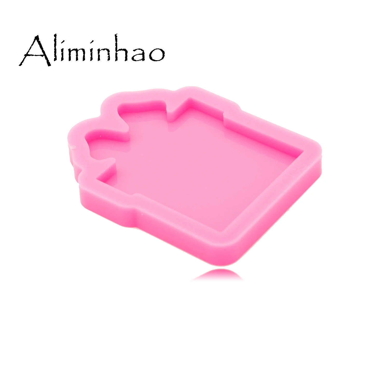 DY0329 Shiny Christmas Gift Fits on A 1.5 Inch Badge Reel Silicone Mold - Epoxy Craft Resin Molds - DIY  Handmade Jewelry Mold image 6