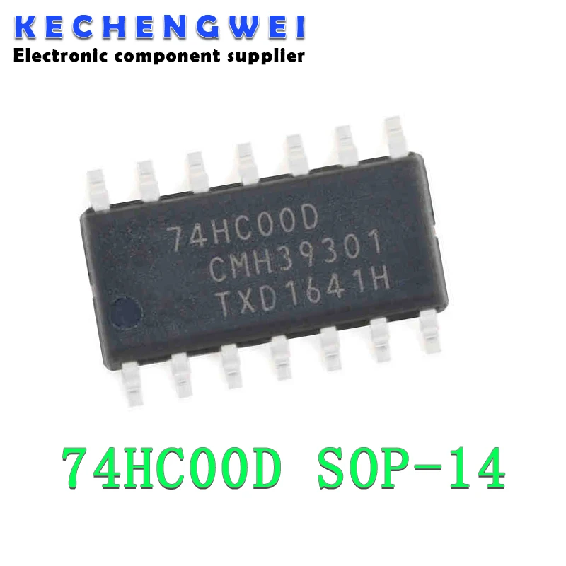 20PCS 74HC00D SOP14 74HC00 SOP SN74HC00DR SOP-14 SN74HC00 SMD new and original IC