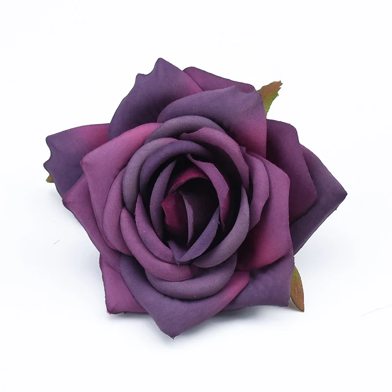 6 Stück Seidenrosenköpfe für Scrapbooking, Hochzeit, Heimdekoration, DIY-Geschenkboxen, Weihnachtsgirlanden, Haushaltsprodukte, Kunstblumen – Detail 14