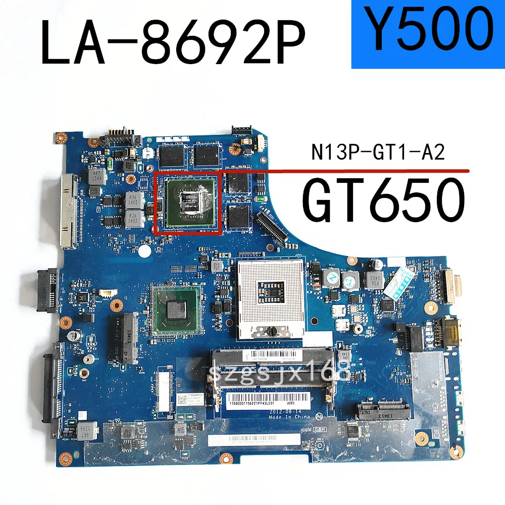 

Qiqy6 LA-8692P Laptop Motherboard for For Lenovo ideapad y500 original gt650m mainboard