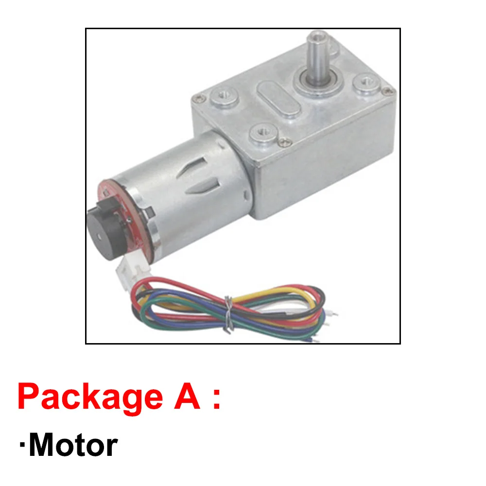 JGY370 DC Gear Motor Encoder Electric 6V 12V 24V Signal Feedback Hall Coding Reverse Forward Reducer Speed 6rpm To 150rpm Moter