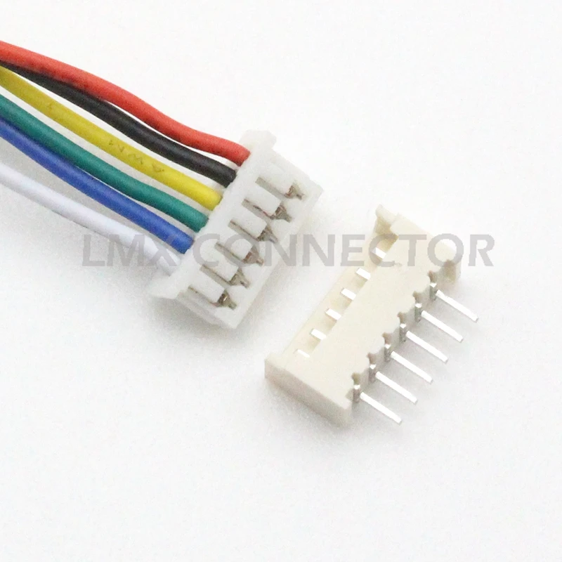 10 sets MICRO JST 1.25mm Pitch Female Connector Wire 10CM 15CM 20CM 28AWG 2/3/4/5/6/7/8/9/10/11/12 Pin with Straight Pin Socket