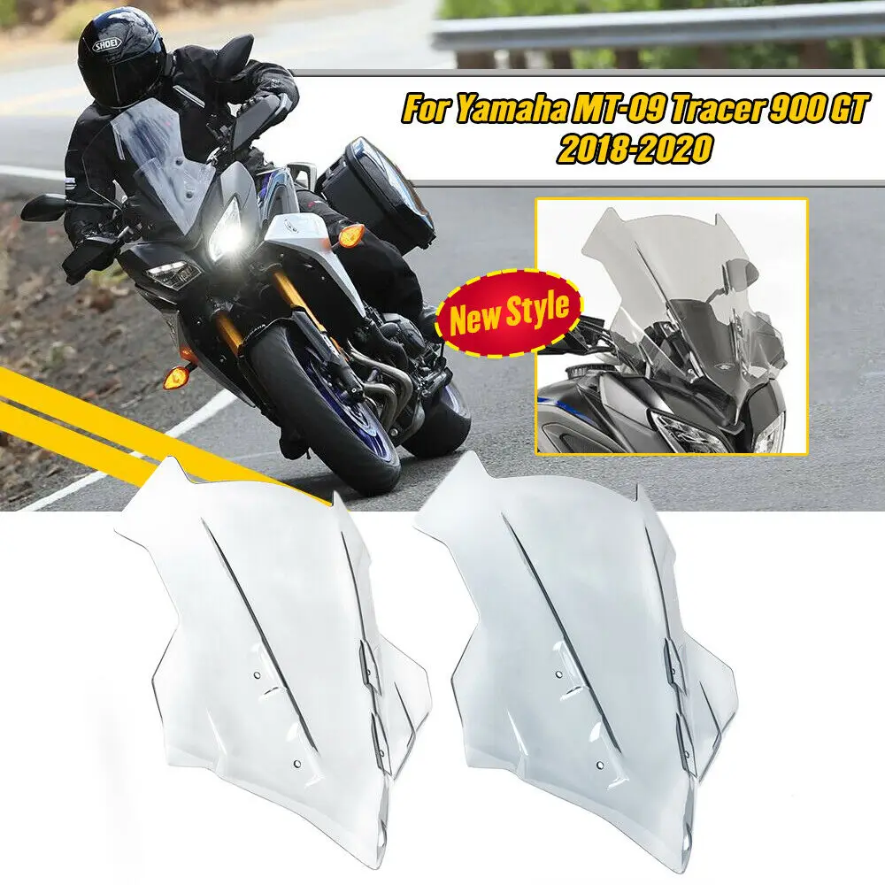 

Windscreen For YAMAHA For Tracer GT 2018 2019 2020 MT09 Tracer 900 GT Windshield Pare-brise Motorcycle Wind Deflector MT FJ 09