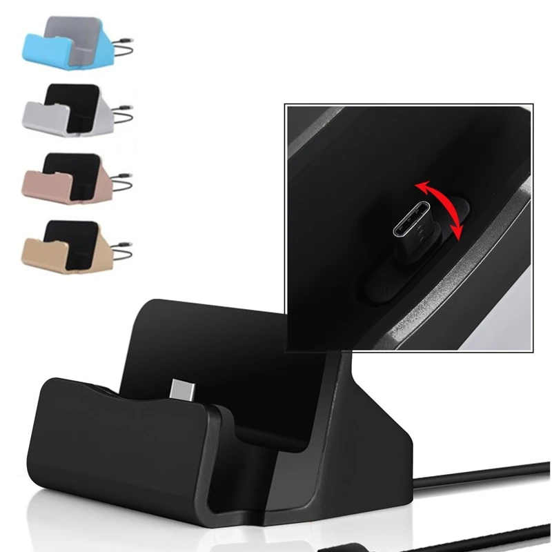Ładowarka USB typu C do iPhone'a 14 13 12 11 Pro XS Samsung S10 S9 S8 S7 S6 Plus Stacja dokująca do ładowania Stacja dokująca Podstawa ładowarki