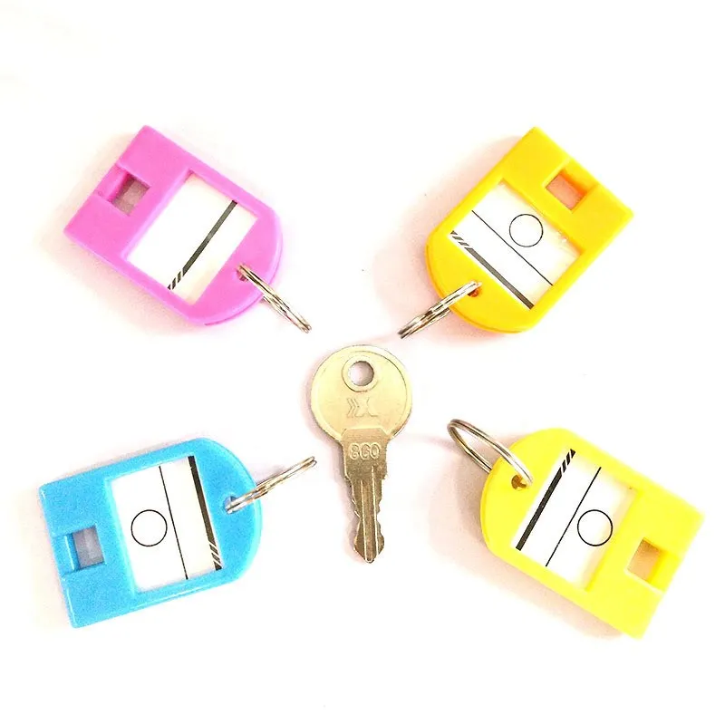 10Pcs Brand new ABS plastic color key tag classification label number tag key storage management tag manufacturer wholesale