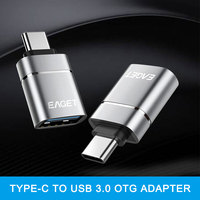 EAGET USB C Adapter Type C to USB 3.0 Adapter Thunderbolt 3 Type-C Adapter OTG Cable For Macbook pro Air Samsung S10 S9 USB OTG