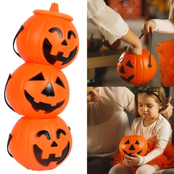 1/3Pcs Treat or Trick Child Favors Halloween Candy Gift Box Halloween Pumpkin Bucket Snack Chocolate Packaging Boxes Pumpkin