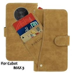 Vintage Leather Wallet Cubot MAX 3 Case 6.95