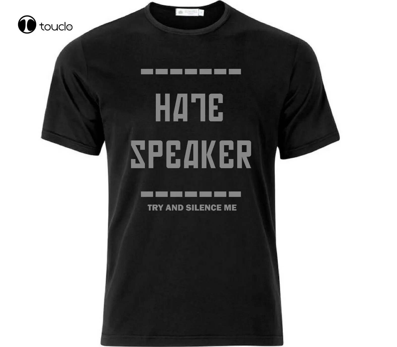 Hate Speaker Anti Censorship Anti Woke Cancel Culture T Shirt Black Tee Shirt