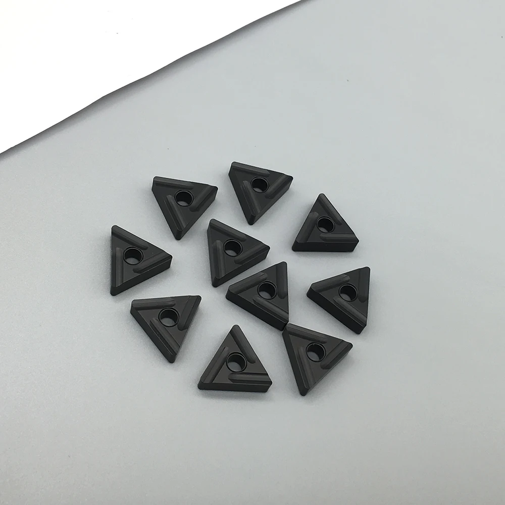 10PCS TNMG160408L-S FT4125 คาร์ไบด์แทรกภายนอกหมุนเครื่องมือแทรกคาร์ไบด์สำหรับชิ้นส่วนเครื่องมือเครื่องกลึงโลหะ