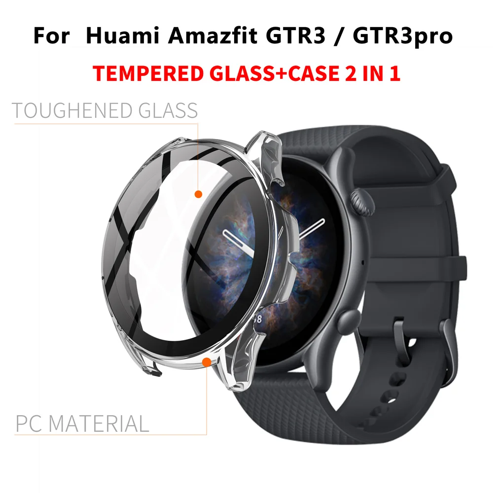 For Huami Amazfit GTR 3 pro Screen Protector Case For Xiaomi  Watch Amazfit GTR 3pro Cover Ultra Slim Smartwatch Protective Shel