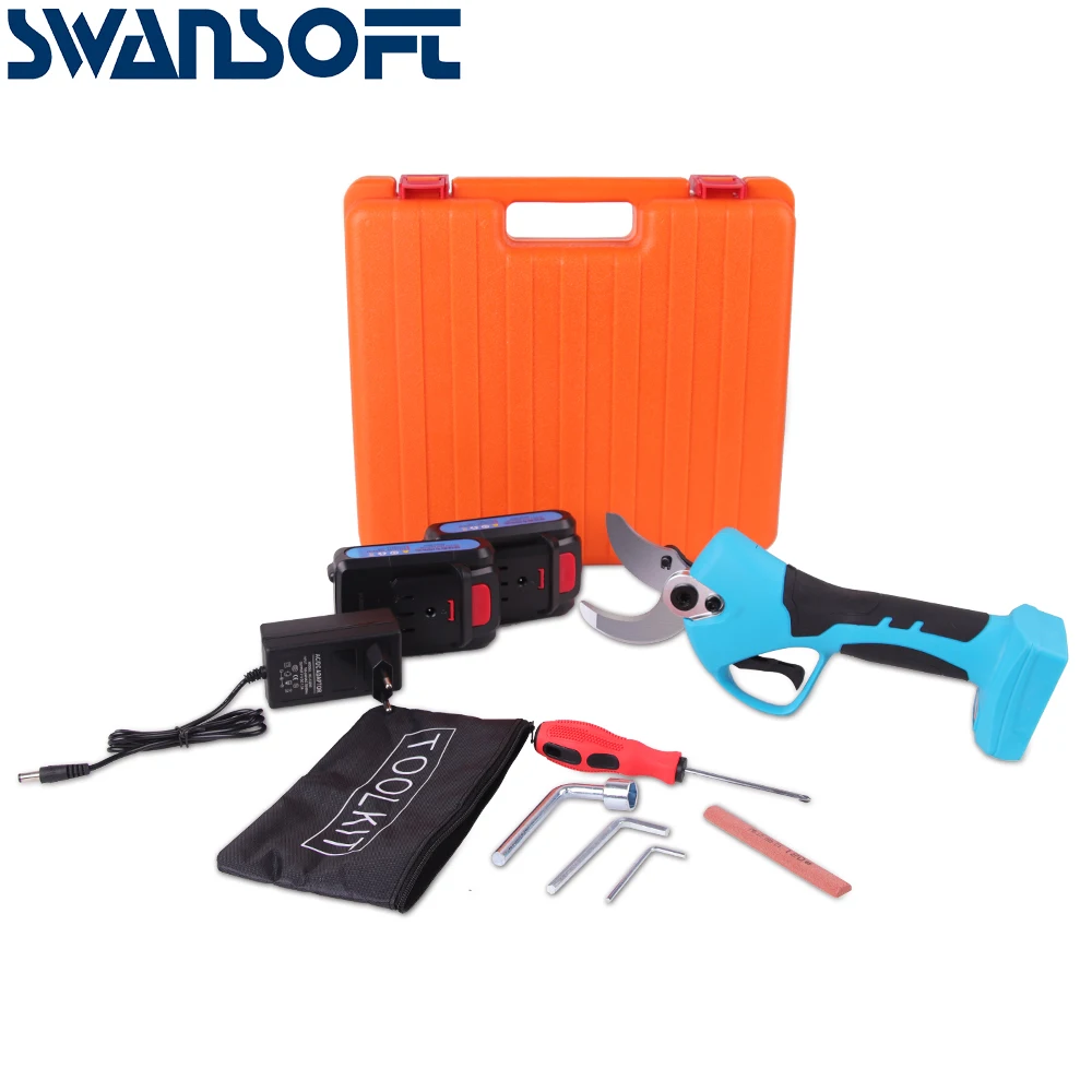 Imagem -05 - sem Fio Elétrica Tesouras de Poda Sc8605 Power Cutter Tool Orchard Scissors Garden Tree Branch Pruner Trimmer Profissional