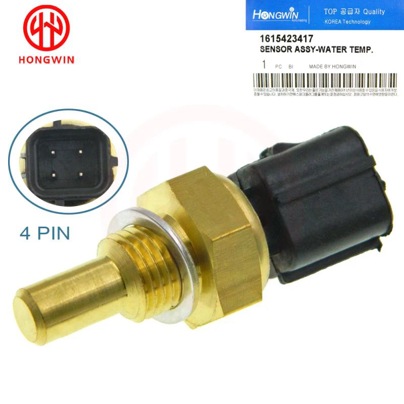 Se encaixa actyon 06-10, kyron 06-14, rexton 06-, stic 06-13, korando c 2011-1615423417, sensor de temperatura da água de refrigerante, assy