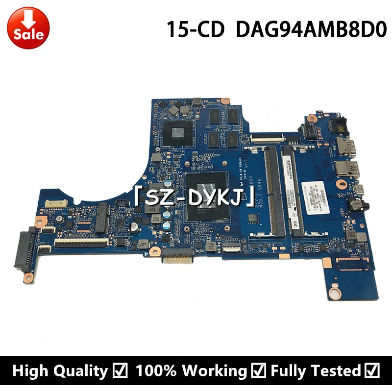 

For HP Pavilion 15-CD 15Z-CD Laptop Motherboard A10-9620P 926290-001 926290-601 926290-501 DAG94AMB8D0 Mainboard