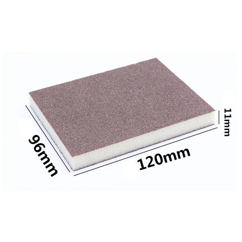 Square Flexible Polishing Sanding Sponge Pads Wet/Dry Foam Sandpaper 80-220 Grit
