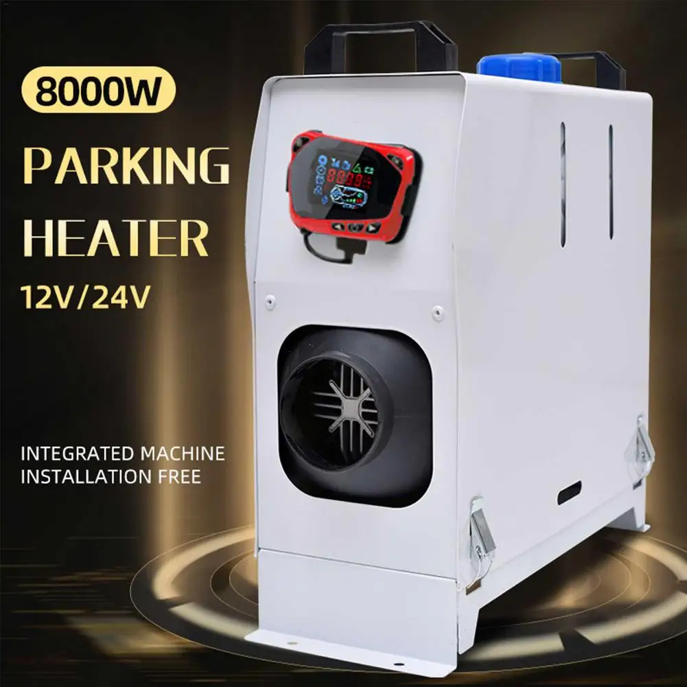 

Car Heater All In One 8KW Air Diesels Heater Red 12V Single Hole Low Fuel Consumption Car Heater For Trucks Bus Motor-Homes RV