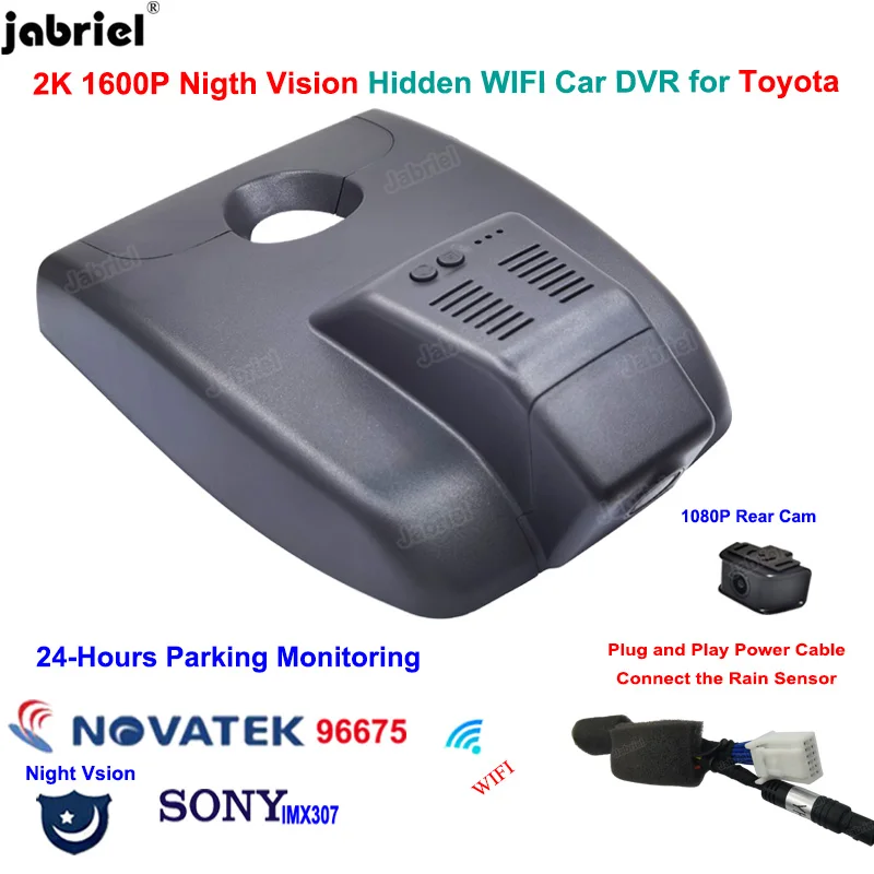 

For Toyota Corolla L LE Eco SE XSE XLE E210 For Toyota Auris For Toyota Levin 2018 2019 2020 2021 2K Car Dvr Dash Cam Recorder