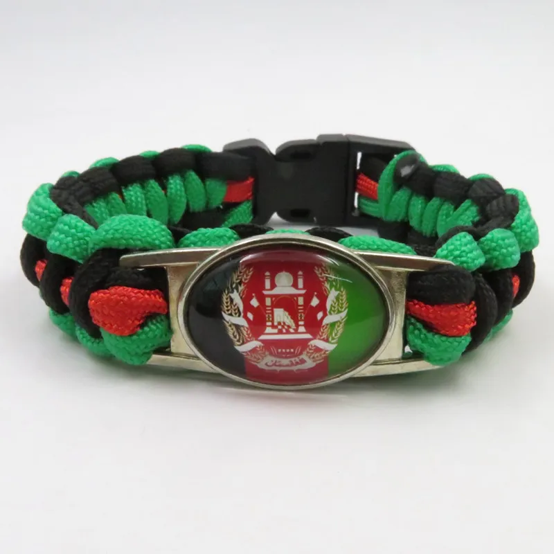 Love Afghanistan Flag Bracelets Fashion Afghanistan Bracelets For Women And Men Jewelry Freindship Gifts