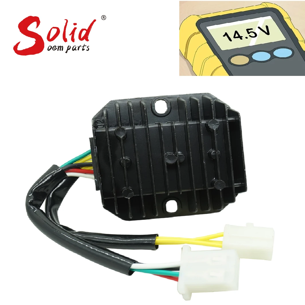 NEW GY6-150CC 12V 7 wires motorcycle voltage regulator 12v  For GY6 125cc 150cc 200cc 250cc scooter voltage regulator BWS150