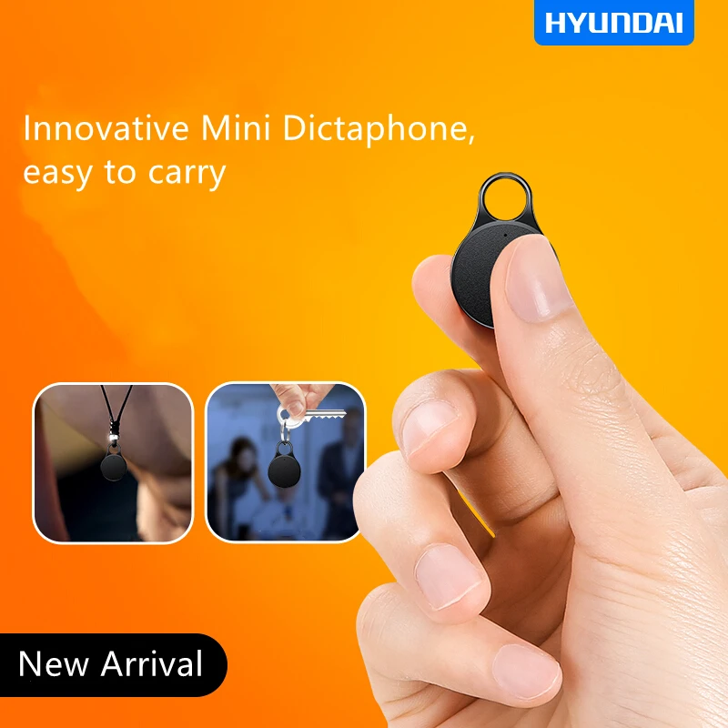 Yescool-Mini COLLAR COLGANTE C2, grabadora de Audio Digital activada por voz, sin ruido, largo alcance, Metal, MP3, unidad USB, dictáfono, nuevo