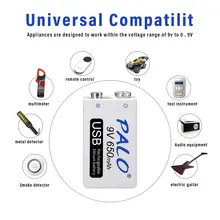 9V Rechargeable Lithium Battery #5