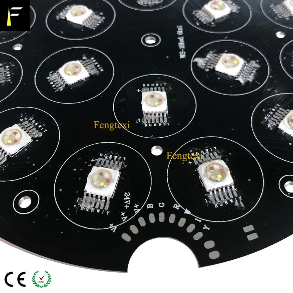 Stage Par Cans 18x10w 18x12w 18x15w 18x18w RGBWAUV LED Par Light Beads Black Disk Plate Board with Metal Cover 4in1 5in1 6in1