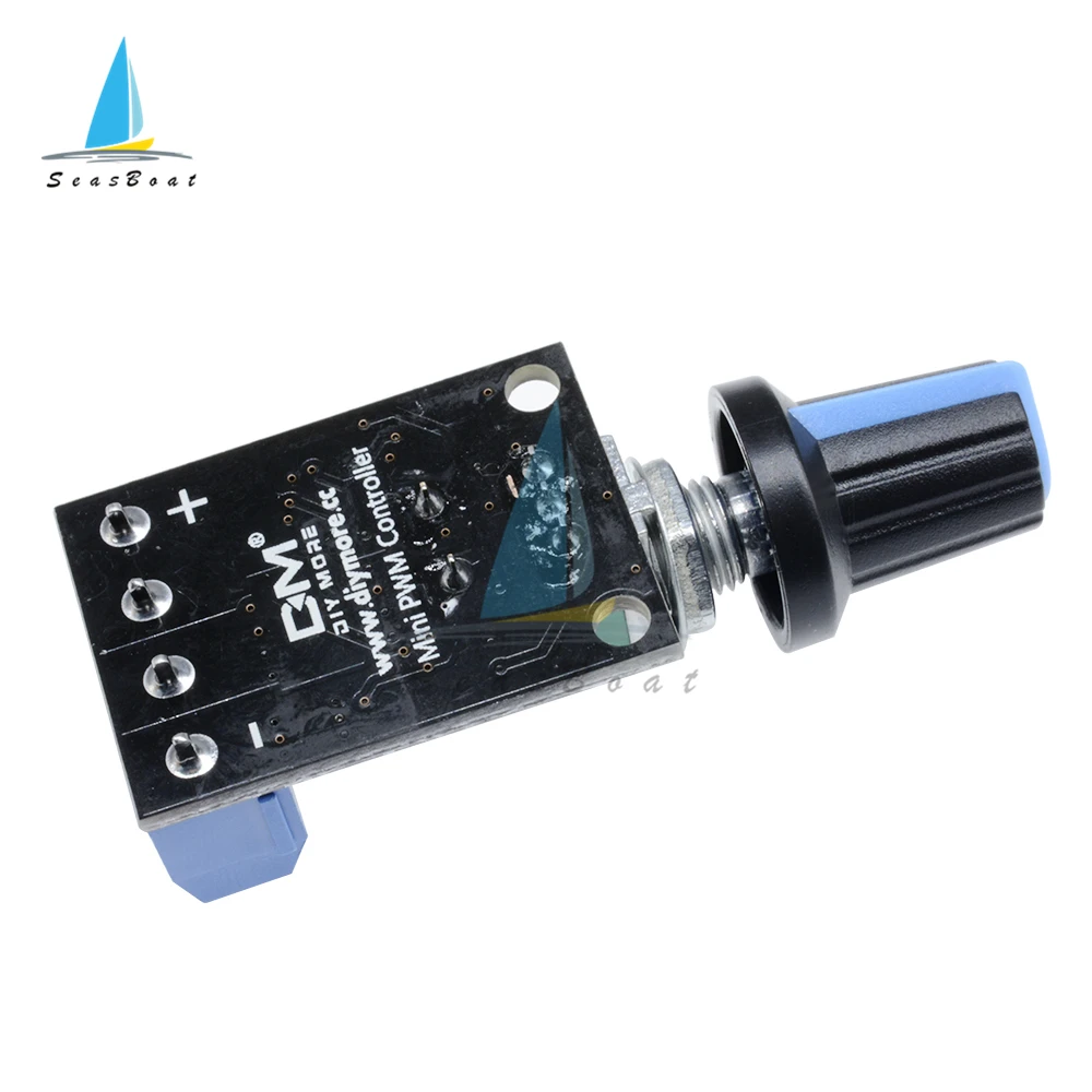 DC 5V-16V 10A PWM DC Motor Speed Controller Governor Stepless Speed Regulator LED Dimmer for LED Light Control 12V