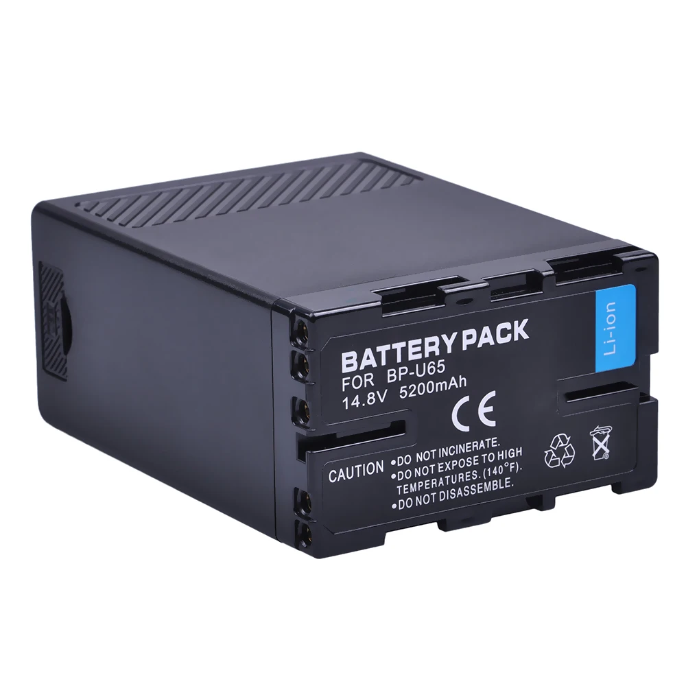 5200mAh BP-U65 BP-U60 BP-U90 Battery with USB and D-TAP Ports for Sony BP U65 PMW EX1 PMW EX1R PMW EX3 PMW F3 PMW F3K PMW F3L