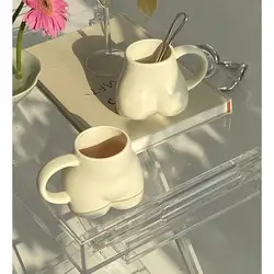 Human Buttocks Ceramics Mugs coffee mug Milk Tea office Cups Drinkware the Best birthday Gift for Friends