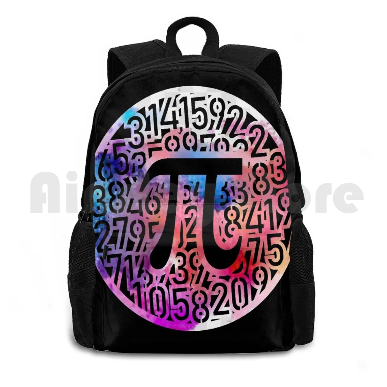 

Funny Pi Day , Pi Day 3.14 Gift , Mathematics Outdoor Hiking Backpack Waterproof Camping Travel 3 14 Pi Symbol March 14 Algebra