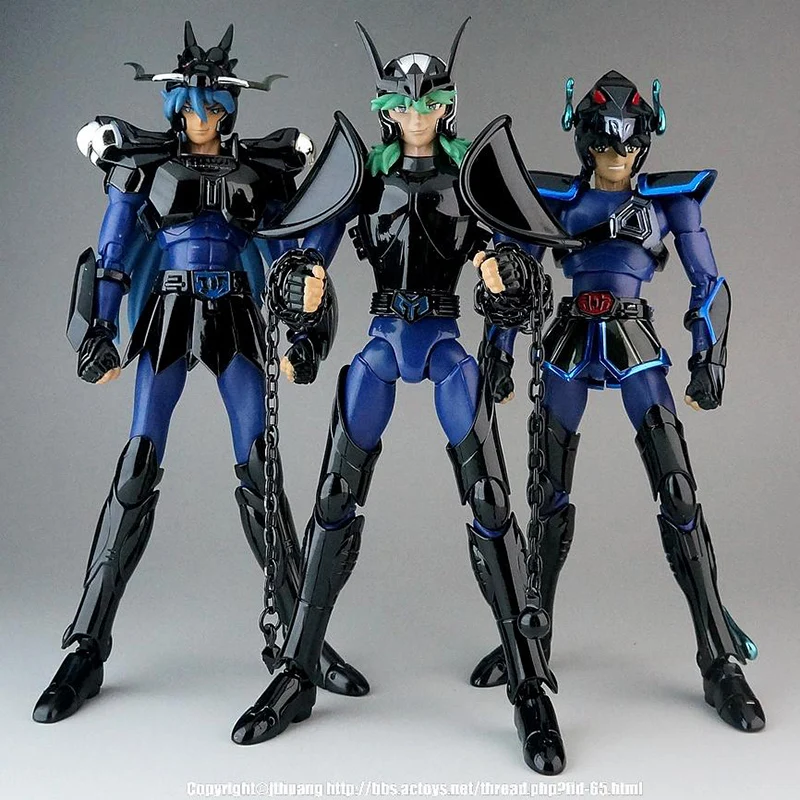 CS / GT Model Black Bronze Saint Seiya Shun Shiryu V1 Pegasus/Dragon/Andromeda/ Cygnus Metal Armor Myth Cloth Action Figure