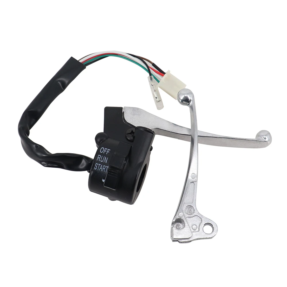 Throttle Housing Start Kill Switch Brake Lever for Yamaha PW50 PW80 PY50 PW PY 50 PeeWee50 G50T Dirt Bike