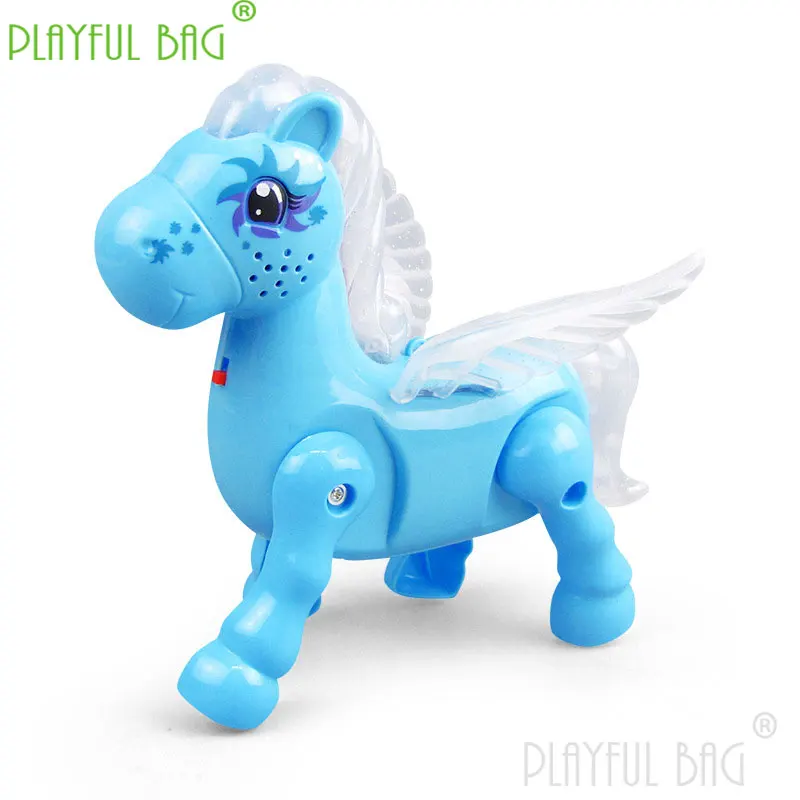 PB borsa giocosa musica elettrica educativa per bambini flash walking Pegasus string holding lantern Pegasus fun gift toy vd17