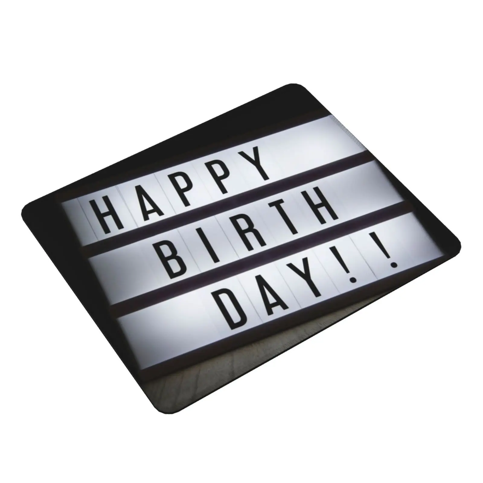 Happy Birthday! Mouse Pad DIY Print Birthday Happy Congratz Congratulations Congrats Day Birth