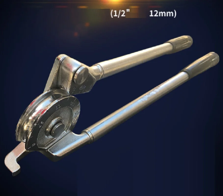 

Медная труба 12 мм (1/2 дюйма), алюминиевая, мягкая железная трубка, ручной гибочный станок, инструмент для ремонта кондиционера, оборудование