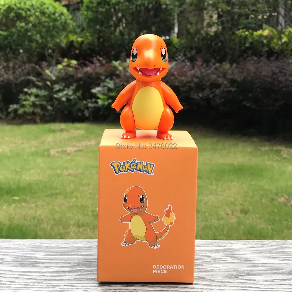 Original Pokemon Figuren Pikachu Charmander Psyduck Jigglypuff Bulbasaur Squirtle PVC Spielzeug Modell