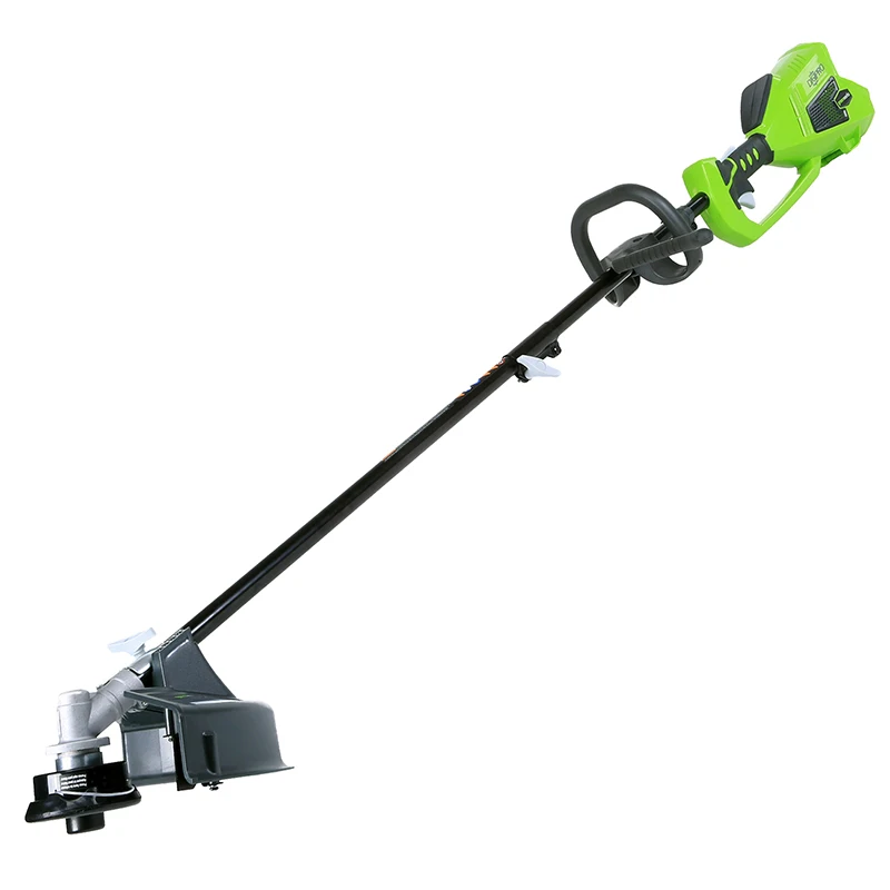 GreenWorks brushless motor 800W powerful Grass Trimmer G-MAX 40V 14-Inch Cordless String Trimmer ,4Ah Battery  Charger Included