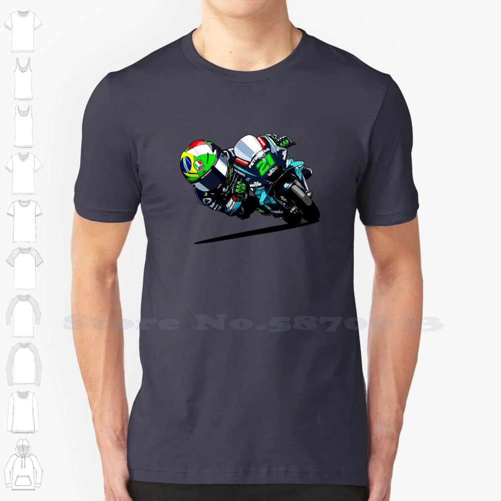 Franco Limited Series 10 100% Cotton T-Shirt Davizioso Andrea Davizisioso Gp 2020 2021 Grandprix El Paris France Franco