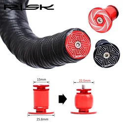 Bicycle Grip Handlebar End Cap Aluminium Alloy Lock MTB Mountain Handle Bar Grips End Plugs for Bike Handlebar Accessory