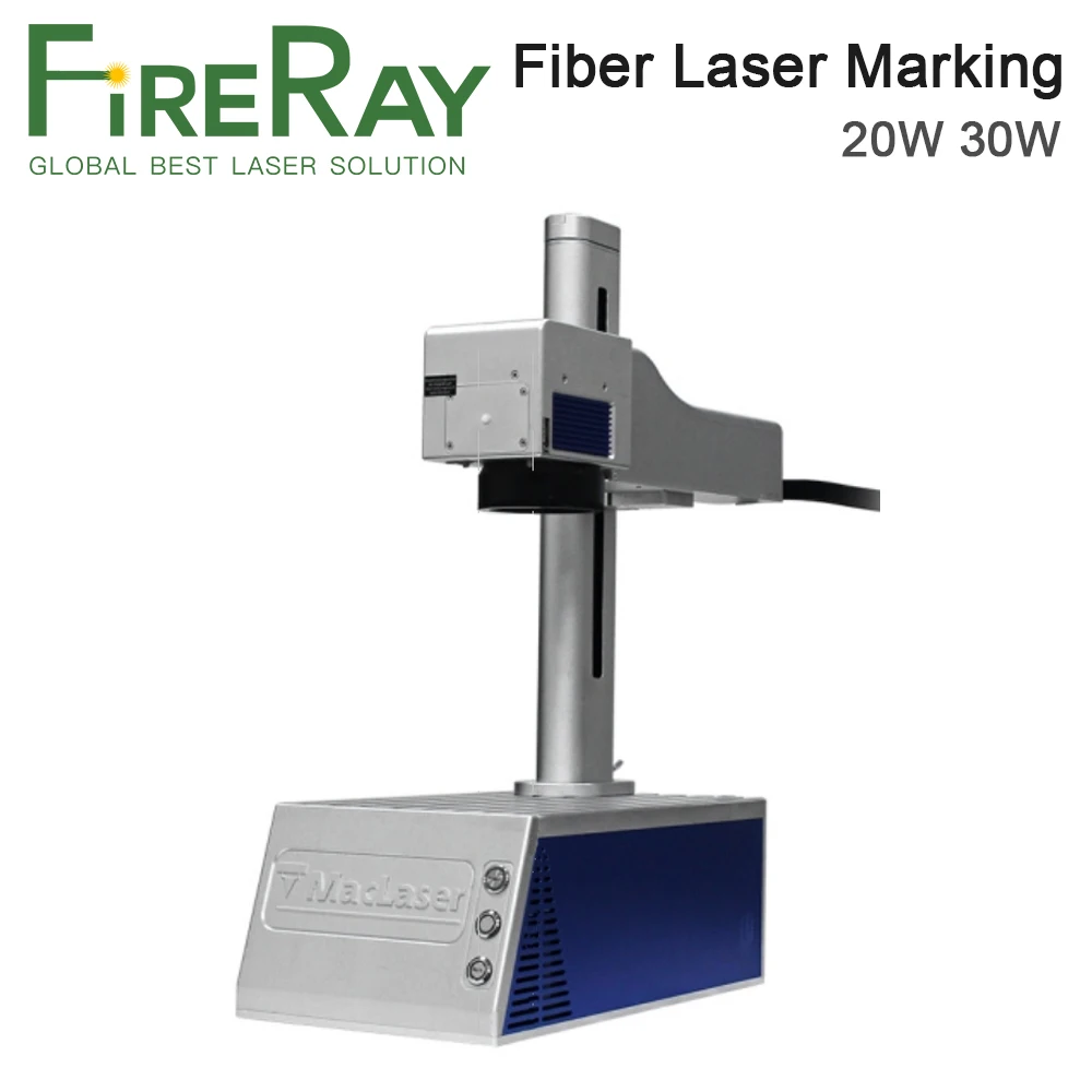 FireRay 1064nm 20W 30W آلة التعليم بليزر الألياف الذكية 220V نطاق العلامات 100x100mm