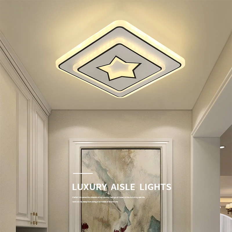 Nordic modern LED dimming acrylic corridor aisle balcony channel ceiling lamp cloakroom living room bedroom bar decor home light