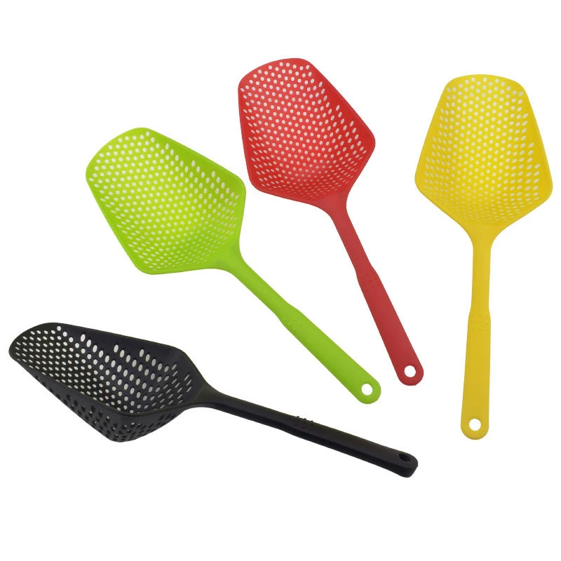 PP plastik spożywczy plastikowa łopata łopata łopata do lodu durszlak wodoodporne frytki gotowanie akcesoria kuchenne durszlak
