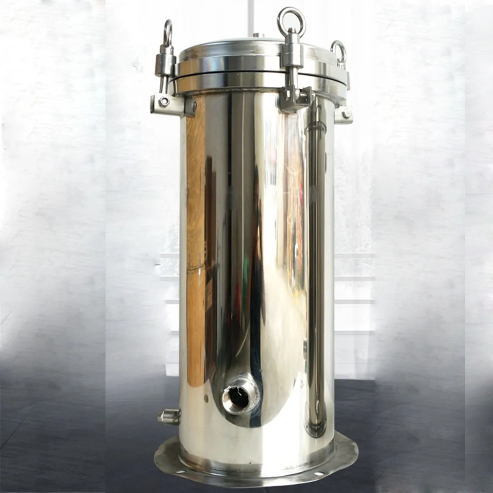 

Stainless Steel Bag Filter SS304 Normal Pressure High Precision Clamp Sewage Water Filter Diesel Wine Pharmacy Caliber 32mm