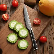 Sharp 5-inch VG10 Damascus Kitchen Knife #5