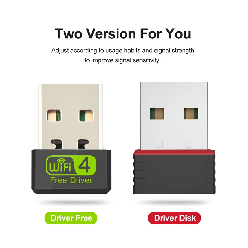 Мини Wi-Fi адаптер 300 Мбит/с, USB Ethernet, 2,4 ГГц